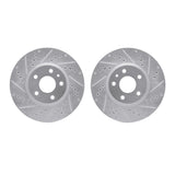 R1 Concepts 13-20 Ford FusIon Front Drilled & Slotted Silver Brake Rotor Set by R1 Concepts RNC-WGPN1-54142