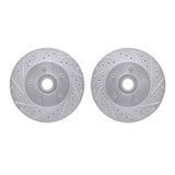 R1 Concepts 74-80 Ford Maverick (Car) Front Drilled & Slotted Silver Brake Rotor Set by R1 Concepts RNC-WGPN1-54145