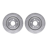 R1 Concepts 15-25 Acura MDX Front Drilled & Slotted Silver Brake Rotor Set by R1 Concepts RNC-WGPN1-59013