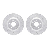 R1 Concepts 06-12 Mercedes-Benz ML320 Front Drilled & Slotted Silver Brake Rotor Set by R1 Concepts RNC-WGPN1-63073