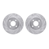 R1 Concepts 12-24 Nissan Note Front Drilled & Slotted Silver Brake Rotor Set by R1 Concepts RNC-WGPN1-67056