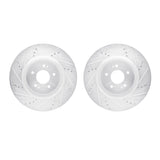R1 Concepts 08-15 Mitsubishi Lancer Front Drilled & Slotted Silver Brake Rotor Set by R1 Concepts RNC-WGPN1-72031