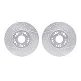 R1 Concepts 92-10 Lexus GS300 Front Drilled & Slotted Silver Brake Rotor Set by R1 Concepts RNC-WGPN1-75003