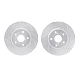 R1 Concepts 06-15 Lexus GS300 Front Drilled & Slotted Silver Brake Rotor Set by R1 Concepts RNC-WGPN1-75004