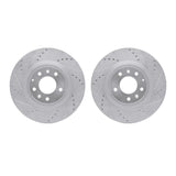 R1 Concepts 07-15 Mazda CX-9 Front Drilled & Slotted Silver Brake Rotor Set by R1 Concepts RNC-WGPN1-80029