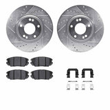 R1 Concepts 06-11 Hyundai Azera Front Drill/Slot Silver Rotors w/Euro Ceramic Pads by R1 Concepts RNC-WGTH1-03000