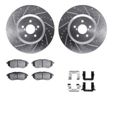 R1 Concepts 05-18 Subaru Outback Front Drill/Slot Silver Rotors w/Euro Ceramic Pads by R1 Concepts RNC-WGTH1-13006