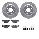 R1 Concepts 12-21 BMW 228i xDrive Rear Drill/Slot Silver Rotors w/Euro Ceramic Pads by R1 Concepts RNC-WGTH1-31095
