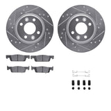 R1 Concepts 16-18 Smart Fortwo Front Drill/Slot Silver Rotors w/Euro Ceramic Pads by R1 Concepts RNC-WGTH1-63091
