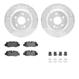 R1 Concepts 16-23 Mercedes-Benz Metris Rear Drill/Slot Silver Rotors w/Euro Ceramic Pads by R1 Concepts RNC-WGTH1-63092