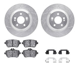 R1 Concepts 15-21 Mercedes-Benz S550 Rear Drill/Slot Silver Rotors w/Euro Ceramic Pads by R1 Concepts RNC-WGTH1-63095