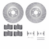 R1 Concepts 11-25 Lexus RC200t Front Drill/Slot Silver Rotors w/Euro Ceramic Pads by R1 Concepts RNC-WGTH1-75009