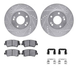 R1 Concepts 12-16 Hyundai Elantra GT Front Drill/Slot Silver Rotors w/Optimum Pads by R1 Concepts RNC-WGUH1-03076