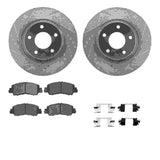 R1 Concepts 18-24 Mitsubishi Eclipse Cross Front Drill/Slot Silver Rotors w/Optimum Pads by R1 Concepts RNC-WGUH1-39015