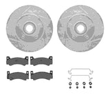 R1 Concepts 70-72 Dodge Charger Front Drilled & Slotted Silver Brake Rotor Set w/Optimum OE Pads and Hardware by R1 Concepts RNC-WGUH1-40003