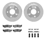 R1 Concepts 00-01 Dodge Ram 1500 Front Drill/Slot Silver Rotors w/Optimum Pads by R1 Concepts RNC-WGUH1-40066