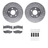 R1 Concepts 91-95 Chrysler Town & Country (Van) Front Drill/Slot Silver Rotors w/Optimum Pads by R1 Concepts RNC-WGUH1-40143