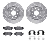 R1 Concepts 04-17 Chevrolet Aveo5 Front Drill/Slot Silver Rotors w/Optimum Pads by R1 Concepts RNC-WGUH1-47000