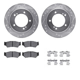 R1 Concepts 99-04 Chevrolet Tracker Front Drill/Slot Silver Rotors w/Optimum Pads by R1 Concepts RNC-WGUH1-47039