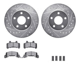 R1 Concepts 85-91 Buick Somerset Front Drill/Slot Silver Rotors w/Optimum Pads by R1 Concepts RNC-WGUH1-47065