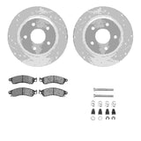 R1 Concepts 88-94 Chevrolet Corvette Front Drill/Slot Silver Rotors w/Optimum Pads by R1 Concepts RNC-WGUH1-47091