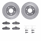 R1 Concepts 84-87 Chevrolet Corvette Front Drill/Slot Silver Rotors w/Optimum Pads by R1 Concepts RNC-WGUH1-47145