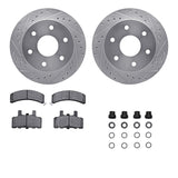 R1 Concepts 88-00 Cadillac Escalade Front Drill/Slot Silver Rotors w/Optimum Pads by R1 Concepts RNC-WGUH1-48019