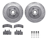 R1 Concepts 92-02 Chevrolet Suburban 1500 Front Drill/Slot Silver Rotors w/Optimum Pads by R1 Concepts RNC-WGUH1-48023