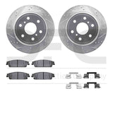 R1 Concepts 07-20 Cadillac Escalade ESV Rear Drill/Slot Silver Rotors w/Optimum Pads by R1 Concepts RNC-WGUH1-48063
