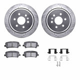 R1 Concepts 15-20 Chevrolet Colorado Rear Drill/Slot Silver Rotors w/Optimum Pads by R1 Concepts RNC-WGUH1-48072