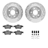 R1 Concepts 13-18 Ford Transit Connect Rear Drill/Slot Silver Rotors w/Optimum Pads by R1 Concepts RNC-WGUH1-54179