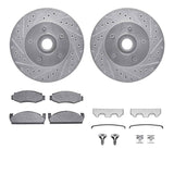 R1 Concepts 74-80 Ford Maverick (Car) Front Drill/Slot Silver Rotors w/Optimum Pads by R1 Concepts RNC-WGUH1-55052