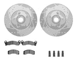 R1 Concepts 81-91 Ford Country Squire Front Drill/Slot Silver Rotors w/Optimum Pads by R1 Concepts RNC-WGUH1-56034