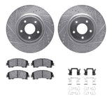 R1 Concepts 14-19 Nissan X-Trail Front Drill/Slot Silver Rotors w/Optimum Pads by R1 Concepts RNC-WGUH1-67128