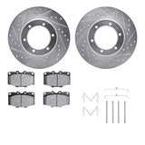 R1 Concepts 86-88 Toyota 4Runner Front Drill/Slot Silver Rotors w/Optimum Pads by R1 Concepts RNC-WGUH1-76009