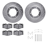 R1 Concepts 88-95 Toyota 4Runner Front Drill/Slot Silver Rotors w/Optimum Pads by R1 Concepts RNC-WGUH1-76073