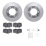 R1 Concepts 95-04 Toyota 4Runner Front Drill/Slot Silver Rotors w/Optimum Pads by R1 Concepts RNC-WGUH1-76077