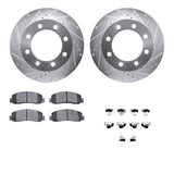 R1 Concepts 10-12 Ford F-250 Super Duty Front Drill/Slot Silver Rotors w/Optimum Pads by R1 Concepts RNC-WGUH1-99577