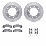 R1 Concepts 99-05 Ford ExcursIon Front Drill/Slot Silver Rotors w/Off-Road/Tow Pads by R1 Concepts RNC-WGVH1-54062