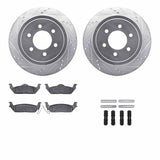 R1 Concepts 04-11 Ford F-150 Heritage Rear Drill/Slot Silver Rotors w/Off-Road/Tow Pads by R1 Concepts RNC-WGVH1-54075