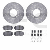 R1 Concepts 95-04 Toyota Tacoma Front Drill/Slot Silver Rotors w/Off-Road/Tow Pads by R1 Concepts RNC-WGVH1-76010