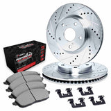 R1 Concepts 95-04 Toyota Tacoma Front Drill/Slot Silver Rotors w/Off-Road/Tow Pads by R1 Concepts RNC-WGVH1-76010