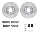 R1 Concepts 00-05 Chrysler Neon Front Drilled & Slotted Silver Brake Rotor Set w/Ceramic Pads and Hardware by R1 Concepts RNC-WGWH1-40064