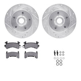 R1 Concepts 82-95 Buick Regal Front Drilled & Slotted Silver Brake Rotor Set w/Ceramic Pads and Hardware by R1 Concepts RNC-WGWH1-47015