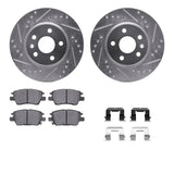 R1 Concepts 16-23 Chevrolet Cruze Front Drilled & Slotted Silver Brake Rotor Set w/Ceramic Pads and Hardware by R1 Concepts RNC-WGWH1-47071