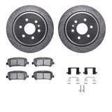 R1 Concepts 15-20 Chevrolet Colorado Rear Drill/Slot Silver Rotors w/Ceramic Pads by R1 Concepts RNC-WGWH1-48072