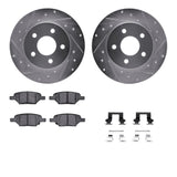 R1 Concepts 04-12 Chevrolet HHR Rear Drilled & Slotted Silver Brake Rotor Set w/Ceramic Pads and Hardware by R1 Concepts RNC-WGWH1-53006