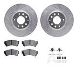 R1 Concepts 06-13 Ford FusIon Front Drilled & Slotted Silver Brake Rotor Set w/Ceramic Pads and Hardware by R1 Concepts RNC-WGWH1-54186