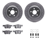 R1 Concepts 15-24 Ford SSV Plug-In Hybrid Rear Drill/Slot Silver Rotors w/Ceramic Pads by R1 Concepts RNC-WGWH1-55009