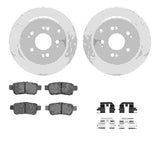 R1 Concepts 05-10 Honda Odyssey Rear Drilled & Slotted Silver Brake Rotor Set w/Ceramic Pads and Hardware by R1 Concepts RNC-WGWH1-59077